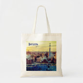 Tote Bag Barcelone, Espagne - Parc Guell (Devant)