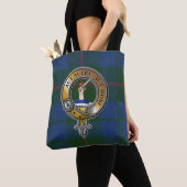 Tote Bag Barclay Tartan & Badge (De près)