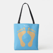 Tote Bag Barefoot Beach Bum Thunder_Cove (Dos)