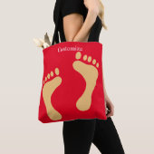 Tote Bag Barefoot Beach Bum Thunder_Cove (De près)