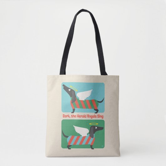 Tote Bag Bark, Le Herald Angels Chante (Devant)