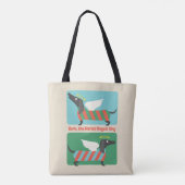 Tote Bag Bark, Le Herald Angels Chante (Dos)