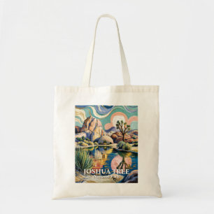 Tote Bag Barker Dam Joshua Tree Van Gogh Désert Texte Perso