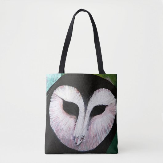 Tote Bag Barn Owl Art (Devant)