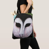 Tote Bag Barn Owl Art (De près)