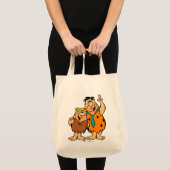 Tote Bag Barney Rubble et Fred Flintstone (Devant (produit))