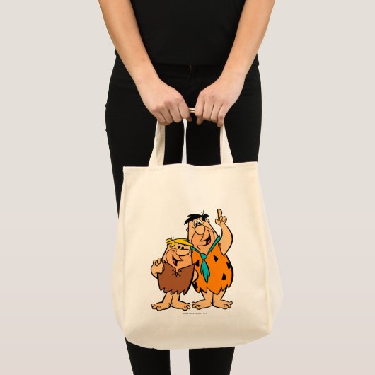Tote Bag Barney Rubble et Fred Flintstone (Devant (produit))