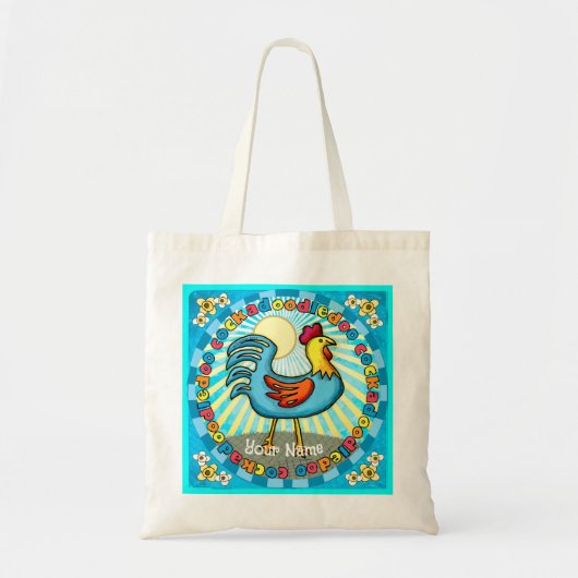 Tote Bag barnyard Rooster (Devant)