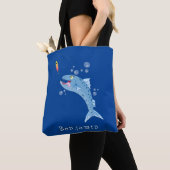 Tote Bag Barracuda poisson affamé de la pêche dessin animé (De près)