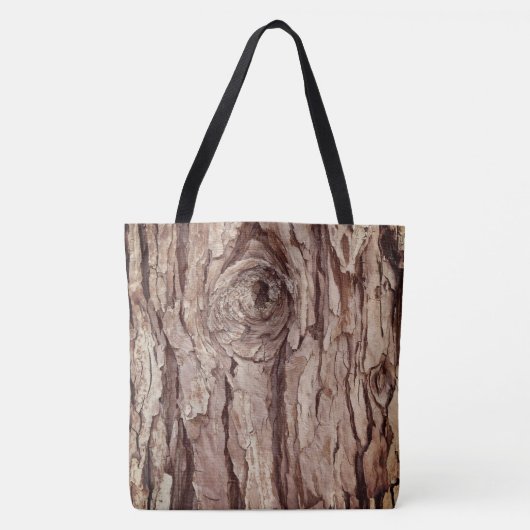 Tote Bag Barre d'arbre (Devant)