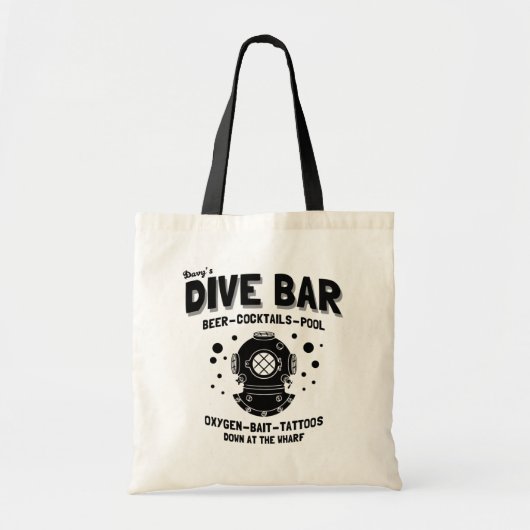 Tote Bag Barre de plongée (Devant)