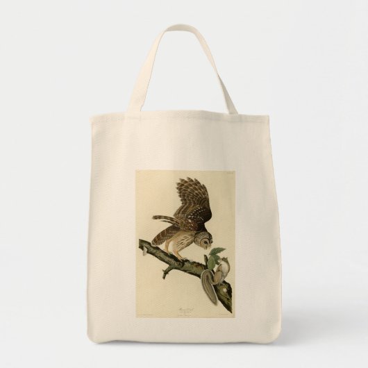 Tote Bag Barred Owl, John James Audubon's Birds of America (Devant)