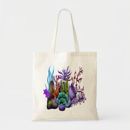 Tote Bag barrière de corail (Devant)