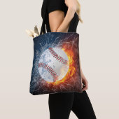 Tote Bag Baseball (De près)