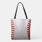 Tote Bag Baseball avec texte personnalisable (Dos)