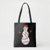 Tote Bag Baseball de Noël (Devant)