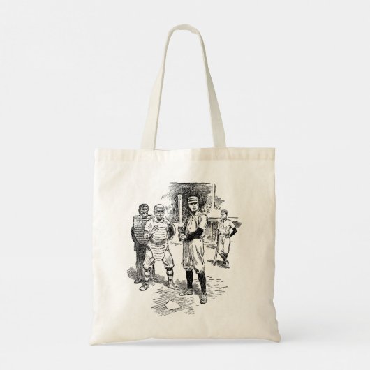 Tote Bag Baseball : Joueurs (Dos)