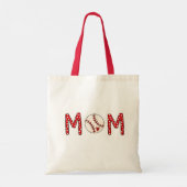 Tote Bag Baseball Maman Cooperstown NY Polka Dot Cute (Dos)