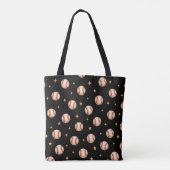Tote Bag Baseball Noir (Dos)