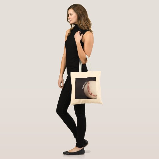 Tote Bag Baseball personnalisé (Devant (modèle))