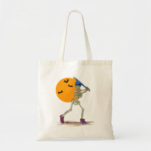 Tote Bag Baseball Skeleton Halloween Hommes garçons Basebal