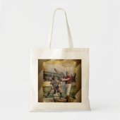 Tote Bag Baseball : Vintage (Devant)