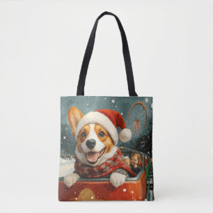 Tote Bag Basenji Dog Roller Dessous de verre Noël