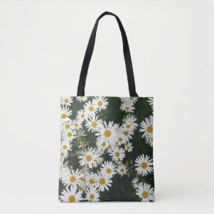 Tote Bag Basière à oeil blanc, prairie à marguerite de la l