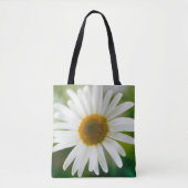 Tote Bag Basière oculaire blanche - Leucanthemum vulgare (Devant)