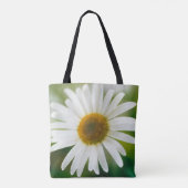 Tote Bag Basière oculaire blanche - Leucanthemum vulgare (Dos)