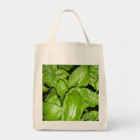 Tote Bag Basil a décoré Fourre-tout (Devant)