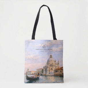 Tote Bag Basilique de Venise Salute Aquarelle Dômes Iconiqu