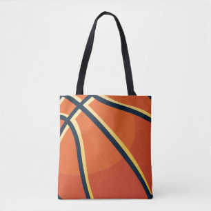 Tote Bag Basket-ball d'orange de sports