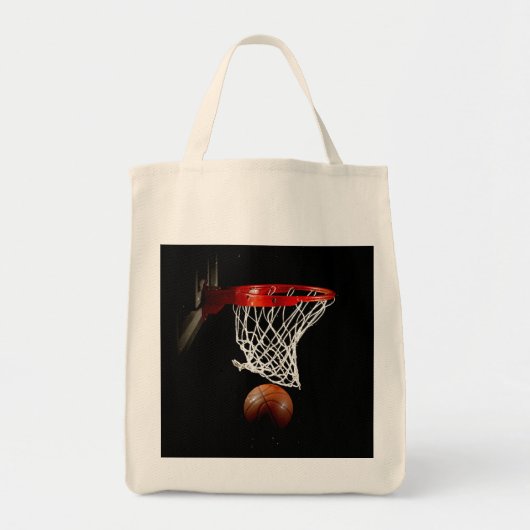 Tote Bag Basket-ball et Net (Devant)