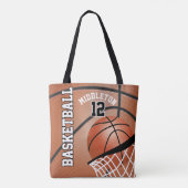 Tote Bag Basket-ball sportif | Texte DO-IT-YOURSELF (Dos)