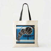 Tote Bag Basket bleu (Devant)