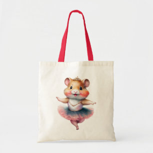 Tote Bag Basse ballerine hamster danse ballet