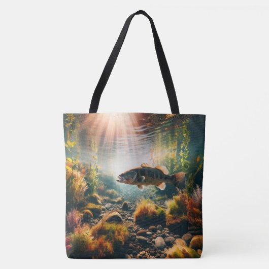 Tote Bag Basse-bouche sous-marine (Devant)