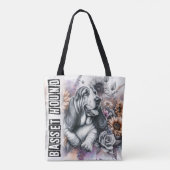 Tote Bag Basset Hound (Dos)