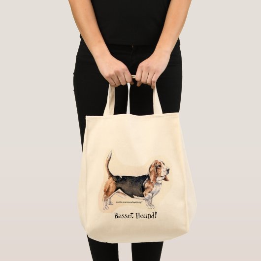 Tote Bag Basset Hound (Devant (produit))