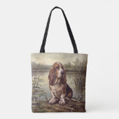 Tote Bag Basset Hound (Dos)