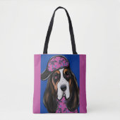 Tote Bag Basset Hound (Devant)