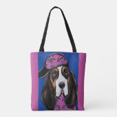 Tote Bag Basset Hound (Dos)