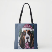 Tote Bag Basset Hound (Devant)