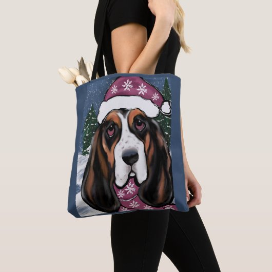 Tote Bag Basset Hound (De près)
