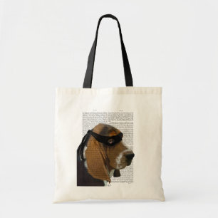 Tote Bag Basset Hound Ninja