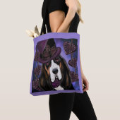 Tote Bag Basset Hound STEAMPUNK (De près)