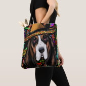 TOTE BAG BASSETHOUND (De près)