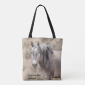 Tote Bag Bassin de lavage de sable Chevaux sauvages (Dos)