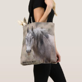 Tote Bag Bassin de lavage de sable Chevaux sauvages (De près)